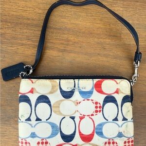 Coach Signature C Bleecker Zip Wristlet Wallet